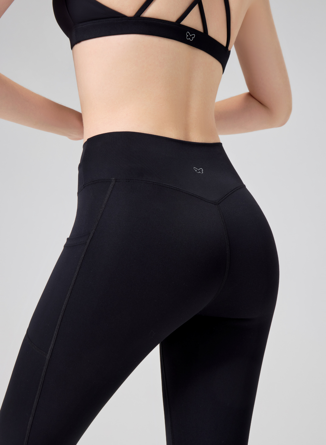 Sculpt Twist Pocket Leggings Black