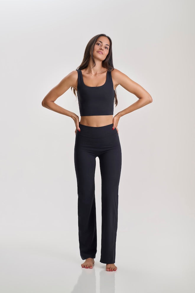 Contour Flare Leggings Onyx