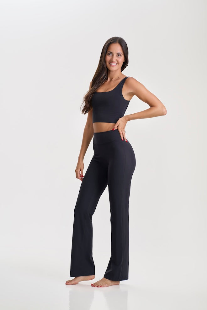 Contour Flare Leggings Onyx