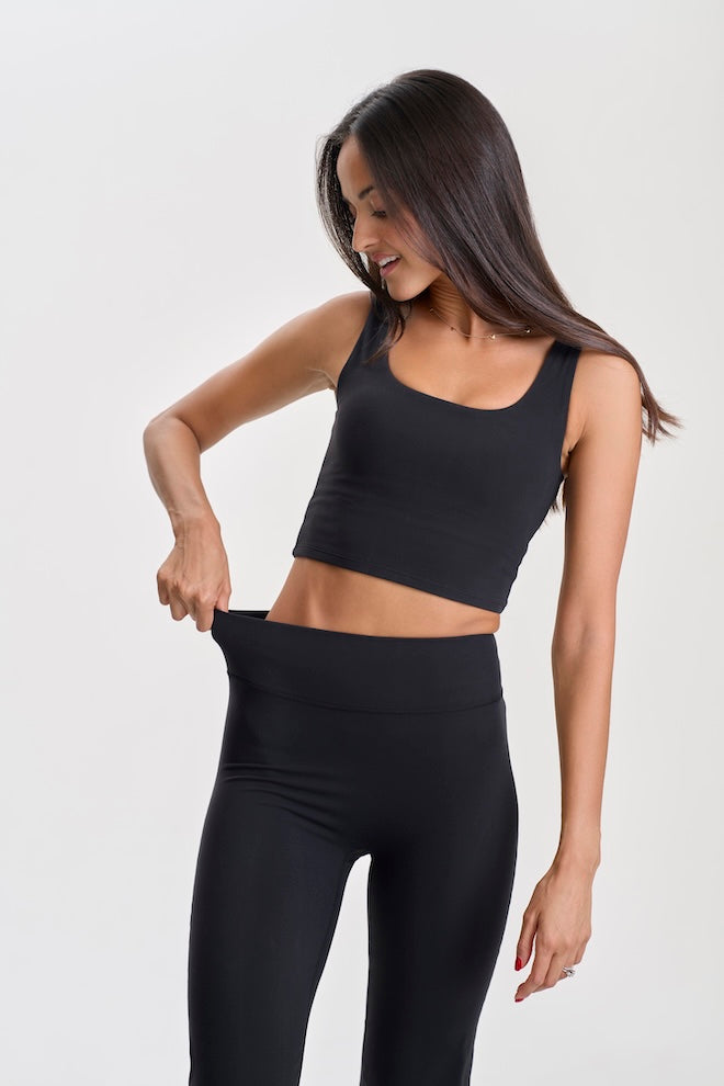 Contour Flare Leggings Onyx