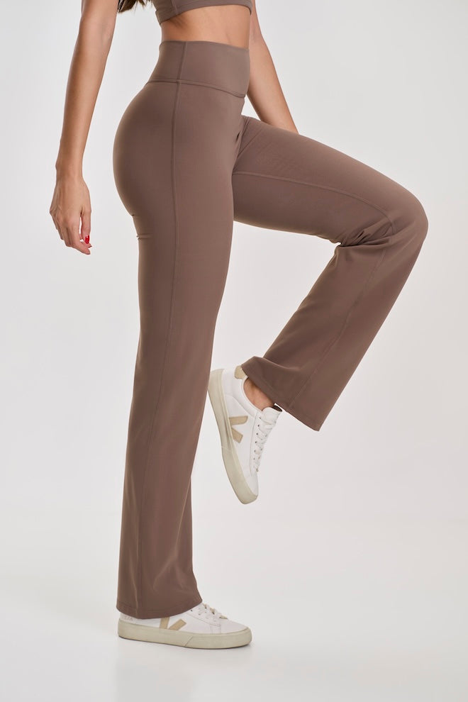Contour Flare Leggings Mocha