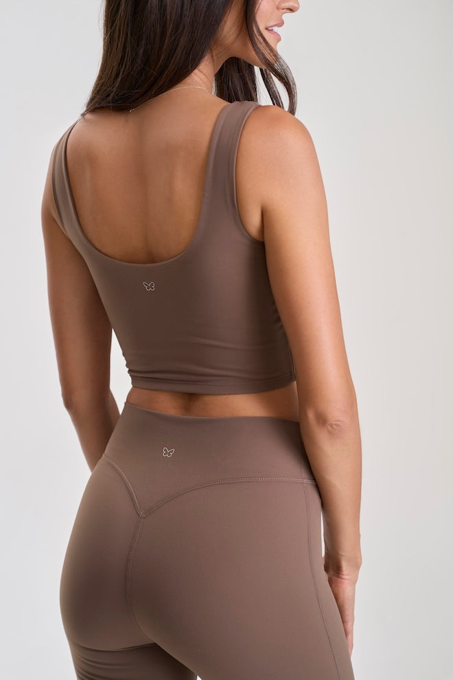 Contour Flare Leggings Mocha