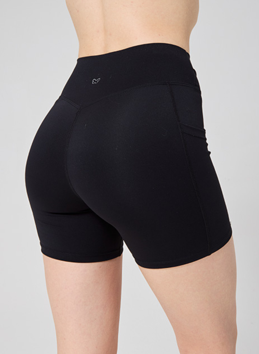 Sculpt Twist Pocket Shorts Black