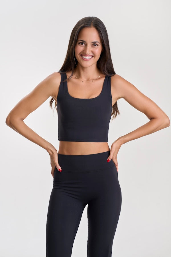 Contour Tank Top Onyx