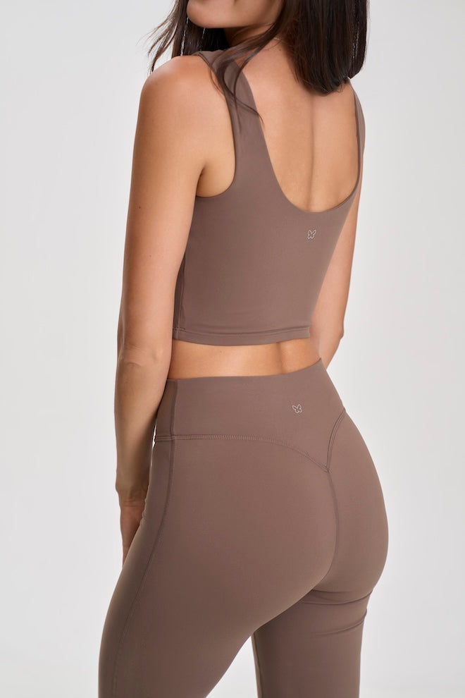 Contour Tank Top Mocha